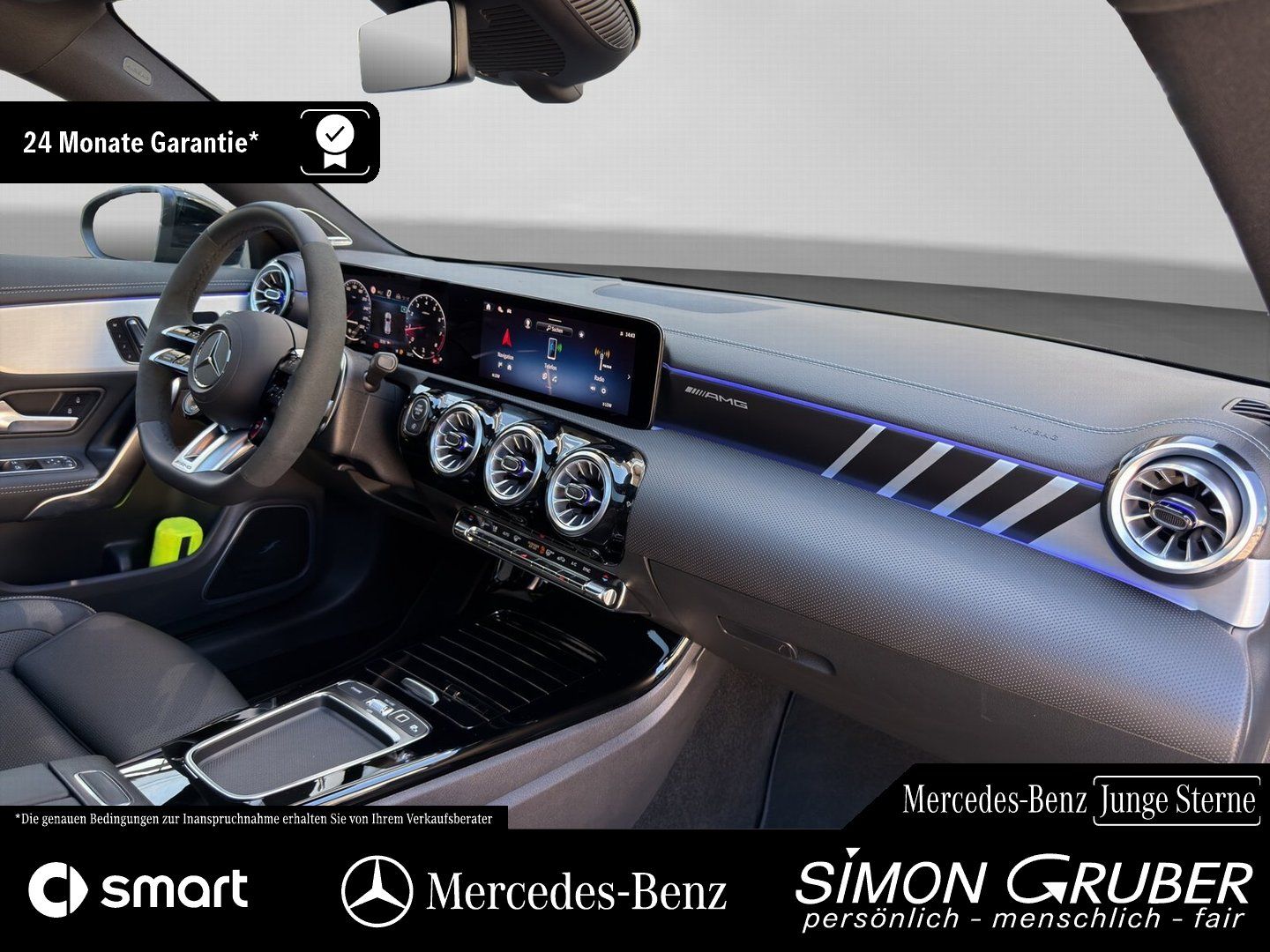 Fahrzeugabbildung Mercedes-Benz CLA 45 S 4M+ SB AMG Perfo Leder Aero Driver HUD