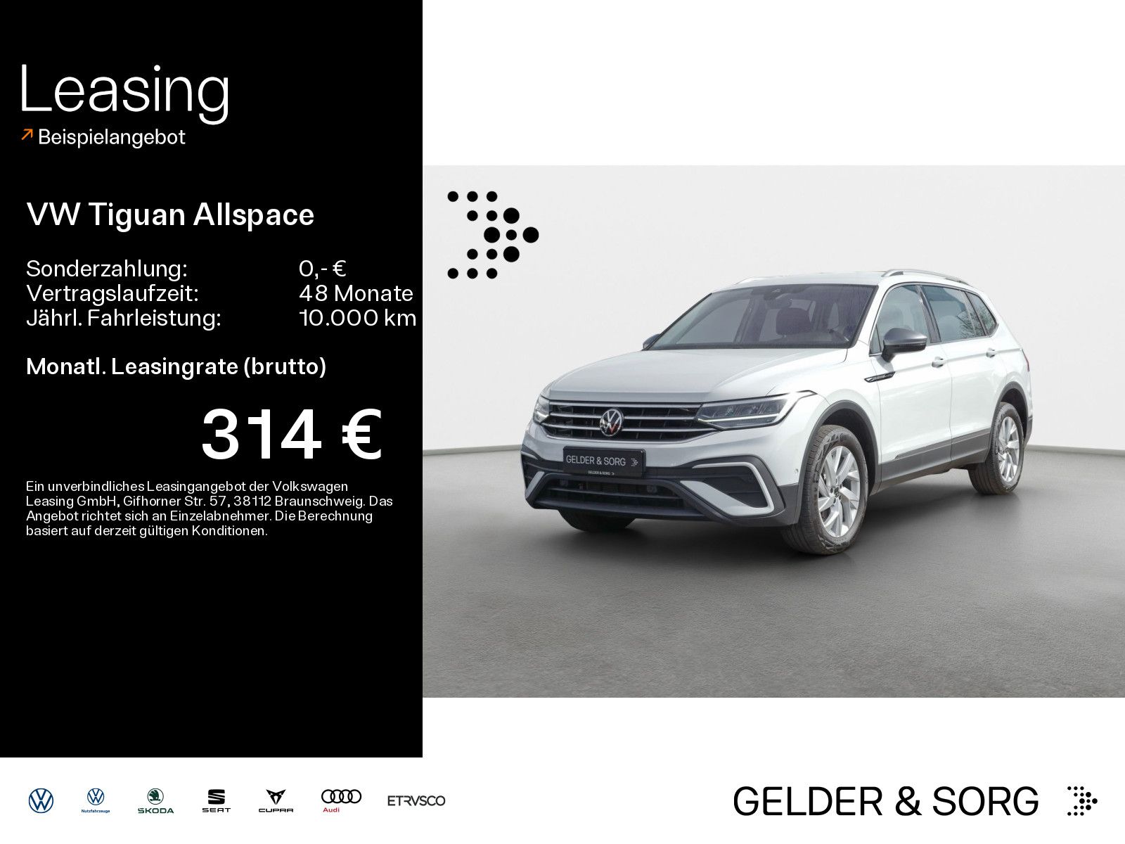 Volkswagen Tiguan Allspace Life 2.0 TDI 4M*RFK*AHK*ACC*Digi