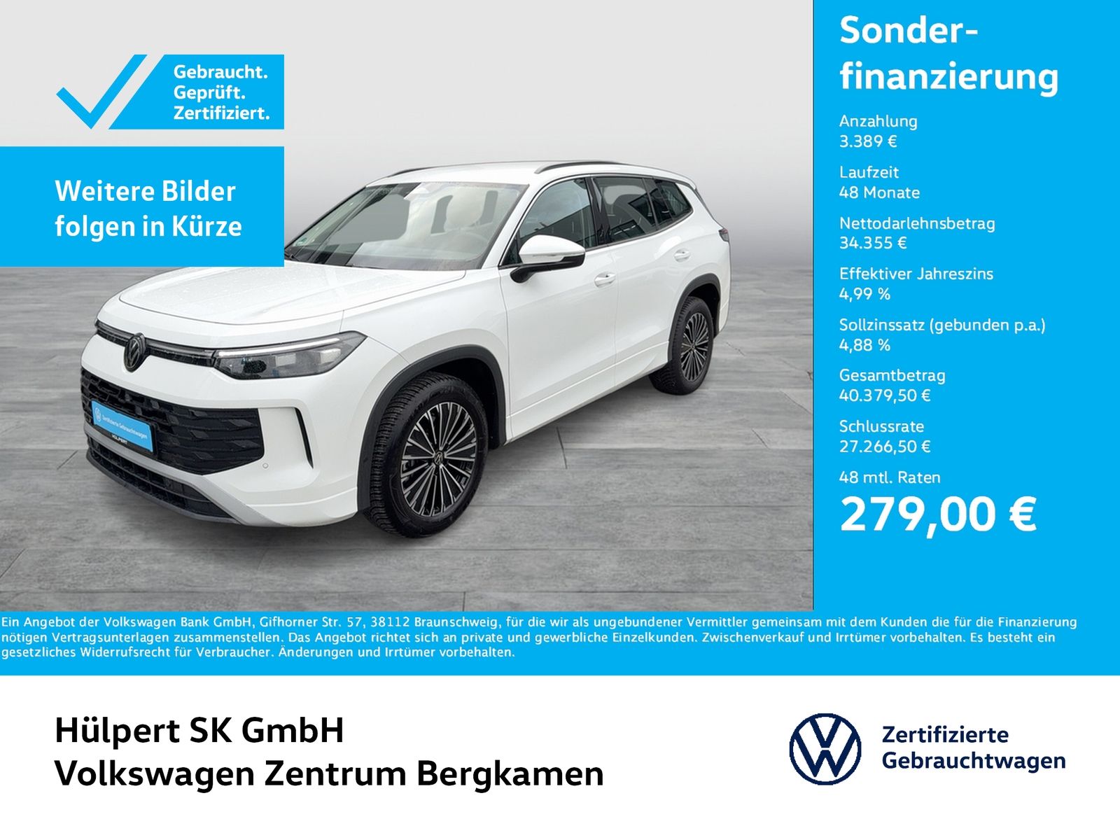 Volkswagen Tayron 2.0 LIFE AHK CAM ACC LM18 HEAD-UP NAVI foto 1