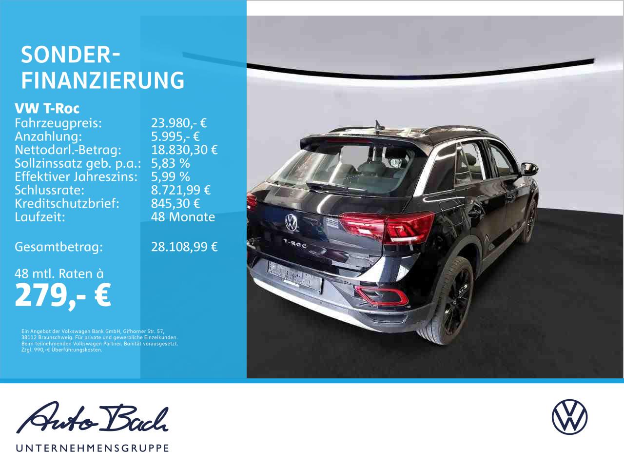 Volkswagen T-Roc Life 1.5TSI DSG Navi LED ACC EPH AHK