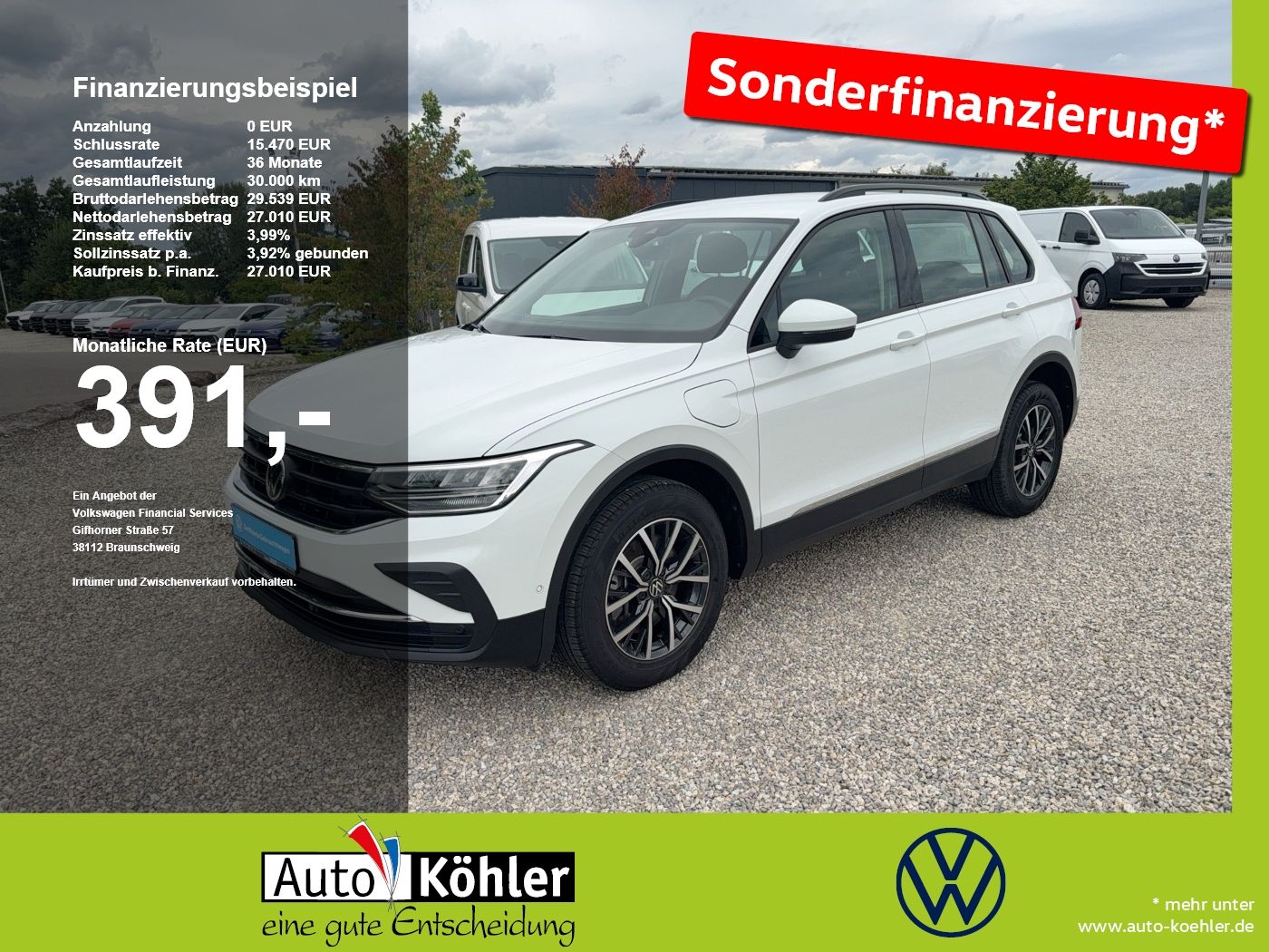 Volkswagen Tiguan Life DSG Hybrid AHK/Kamera/Akustikglas