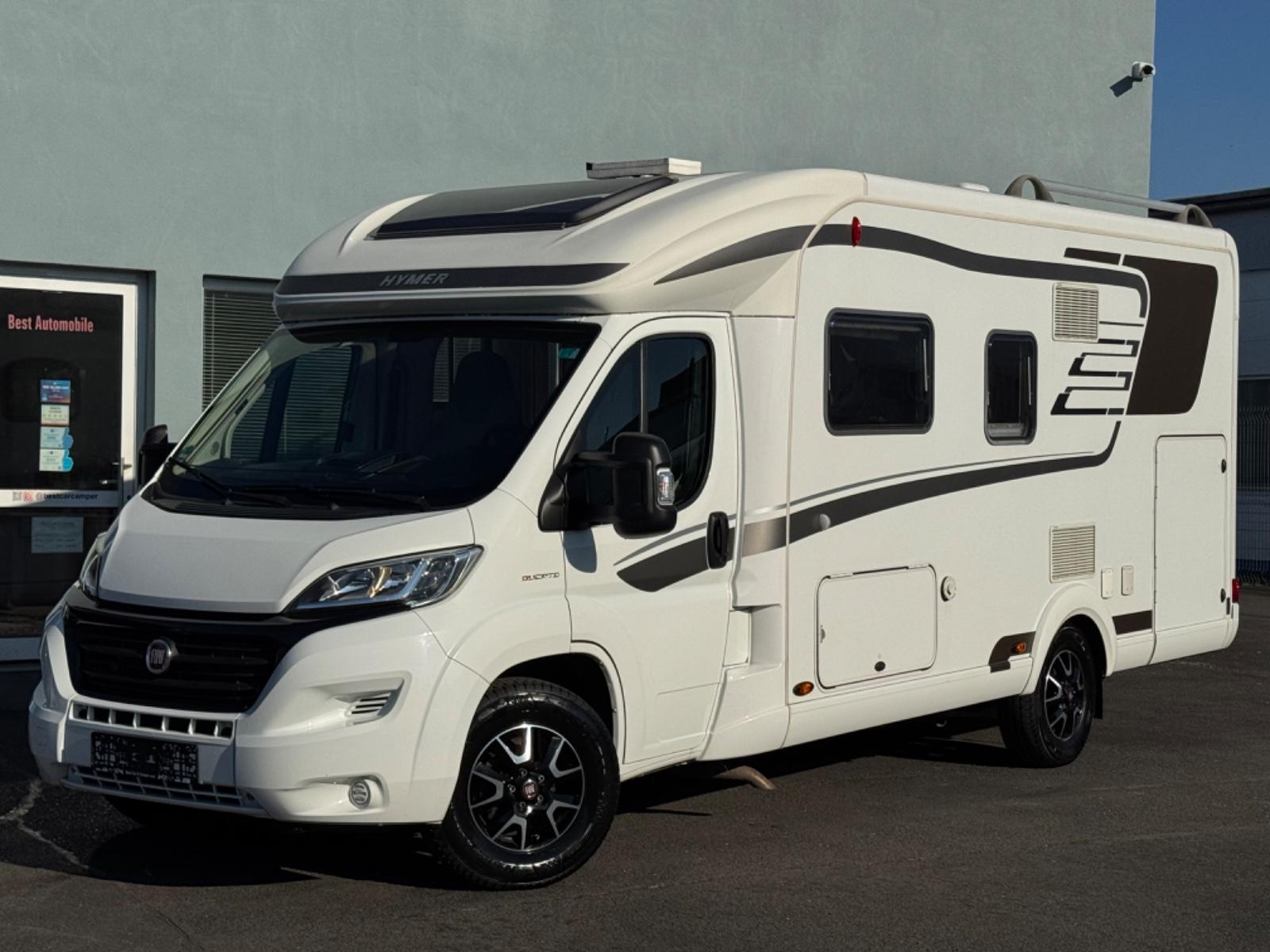 HYMER / ERIBA / HYMERCAR Fiat T614CL Automatik-Heck+Hubbett-Sol-AHK-TV