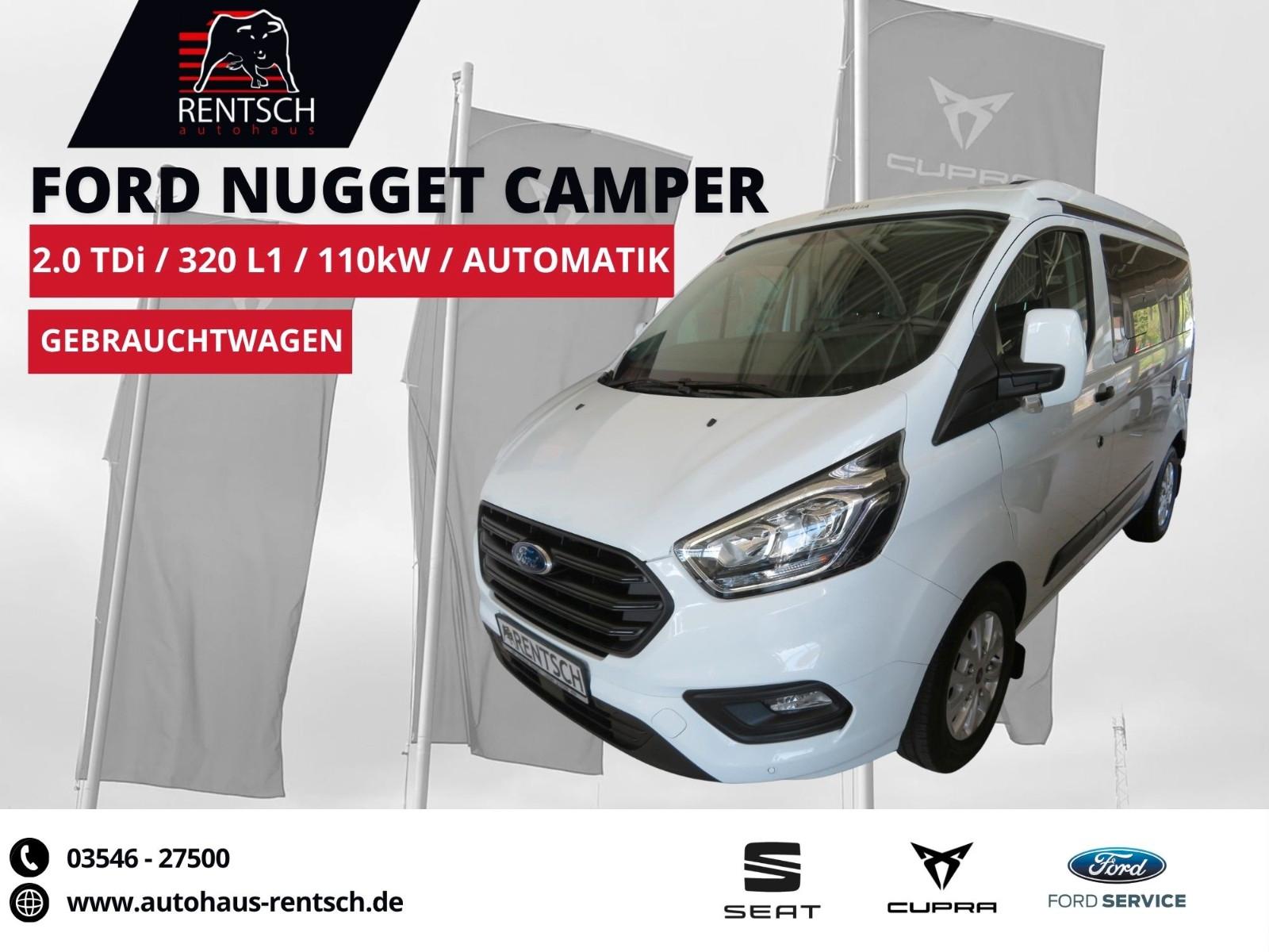 Ford Nugget CAMPER 320 L1 2.0TDi Aufstelldach*Küche*