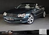 Mercedes-Benz SL 500 Topasblau/Alpaca Panorama Zustand 1A - blaue Mercedes-Benz SL-Klasse