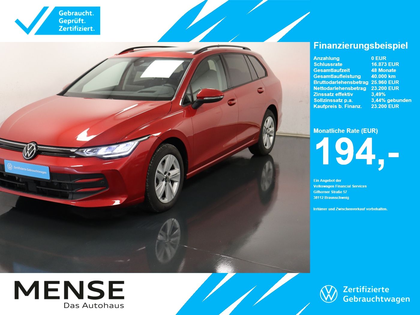 Volkswagen Golf VIII Variant 1.5 TSI Life CarPlay h k HUD S foto 1