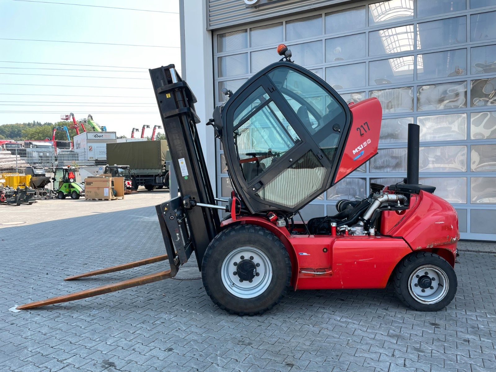Fahrzeugabbildung Manitou MSI 50D / nur 4.094h / Geländestapler / ZV & SS