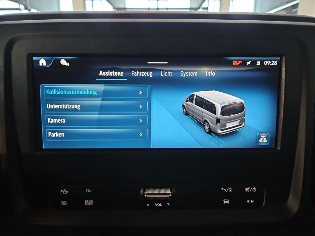 Fahrzeugabbildung Mercedes-Benz Vito 116 Tourer lang 9 Sitze MBUX 2xKlima 2xSHZ