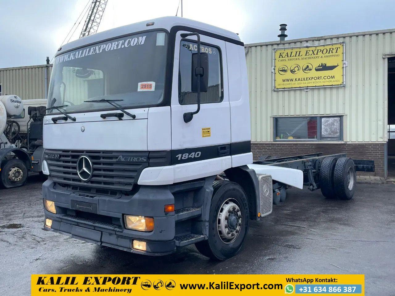 Mercedes-Benz Actros 1840 Long Chassis V6 Big Axle Good Condit