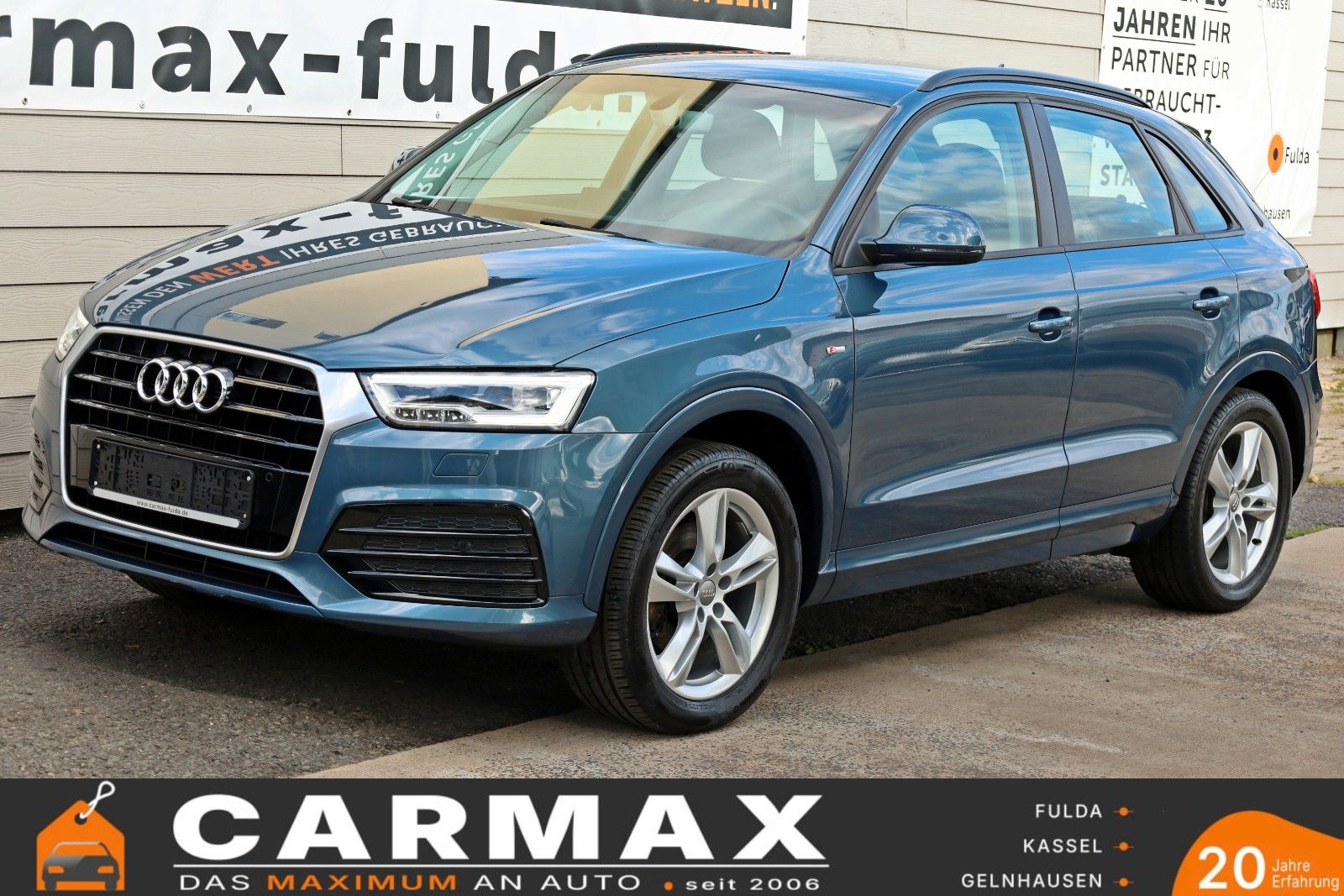 Fahrzeugabbildung Audi Q3 S Line, Navi,LED,Keyless,PDC,SH,AHK SR+WR