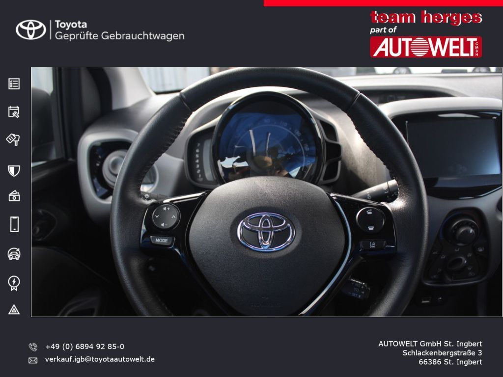 Fahrzeugabbildung Toyota Aygo x-play Team Deutschland