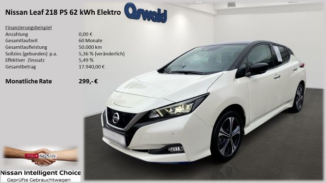 Nissan Leaf 62 kWh Automatik - e+ Tekna