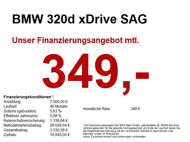 BMW 320d xDrive SAG M Sport AHK/360/HiFi/LED+/MEMO