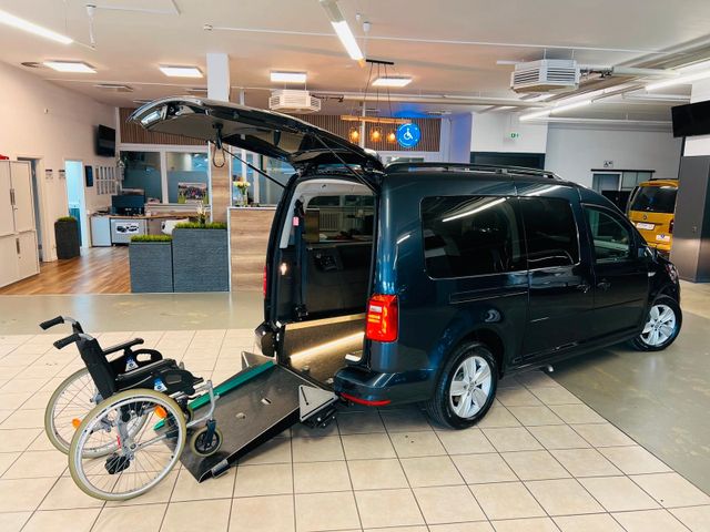 Volkswagen Caddy-Maxi-DSG-Behindertengerecht-Rampe-150-PS