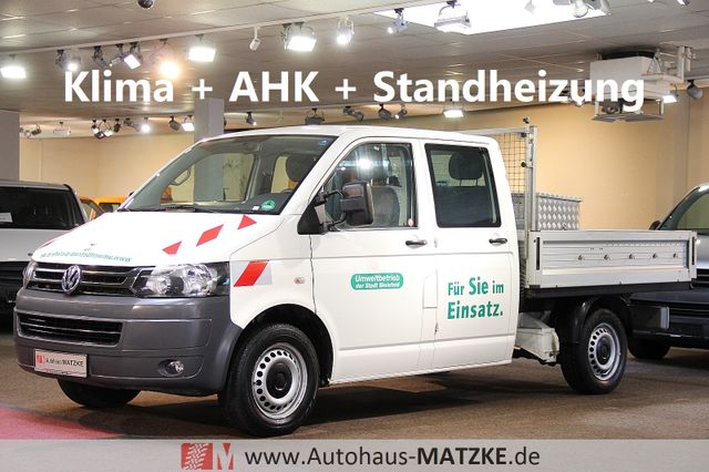 Volkswagen T5 2.0 TDI Pritsche Doka AHK Standheiz Klima