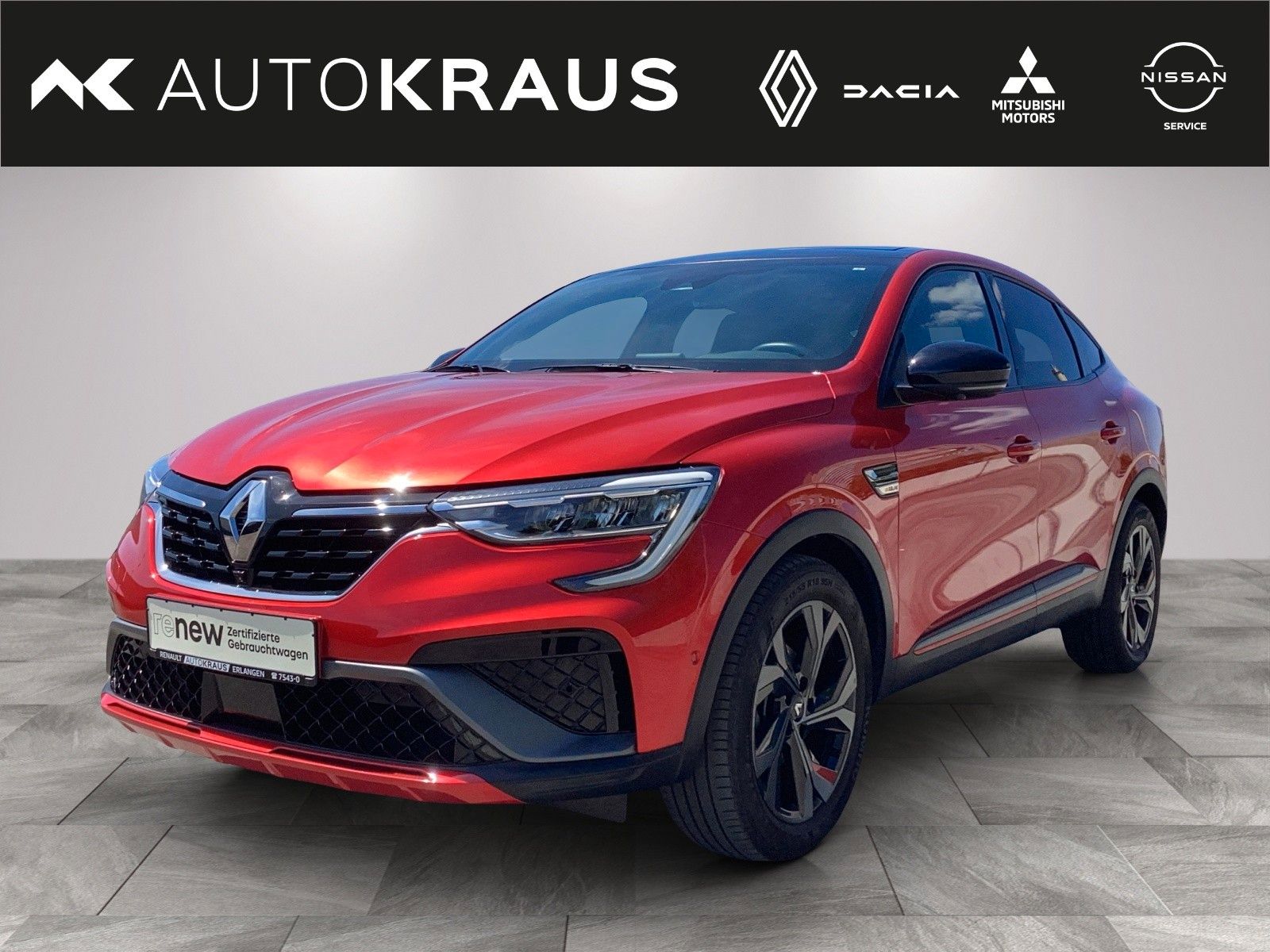 Renault Arkana 1,6 E-Tech Hybrid145 RS-Line, el. S-Dach,