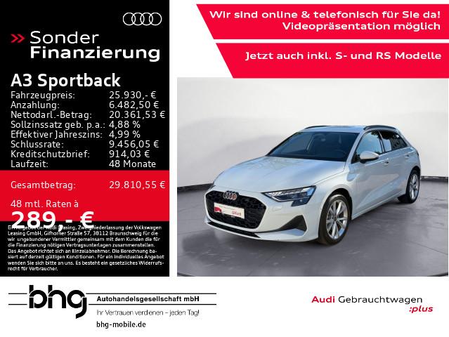 Audi A3 Sportback 30 TFSI Assist/LED/Connect uvm., миниатюра 2
