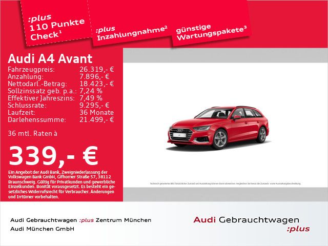 Audi A4 Avant 35 TDI S tronic advanced StdHzg/ACC/Nav