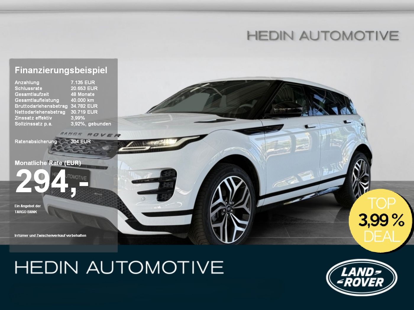 Land Rover Range Rover Evoque P300e R-Dynamic SE LED|PANO