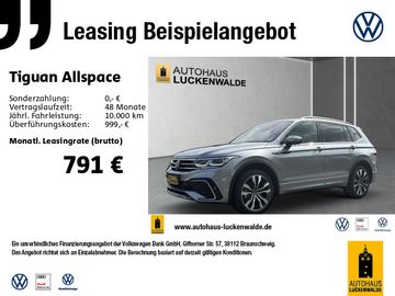 Volkswagen Leasing Angebot: Volkswagen Tiguan Allspace 2.0 TDI 4M R-Line DSG *7-Sitzer*