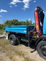 Mercedes-Benz LKW Kipper off. Kasten m. Ladekran - Gebraucht Ladekran