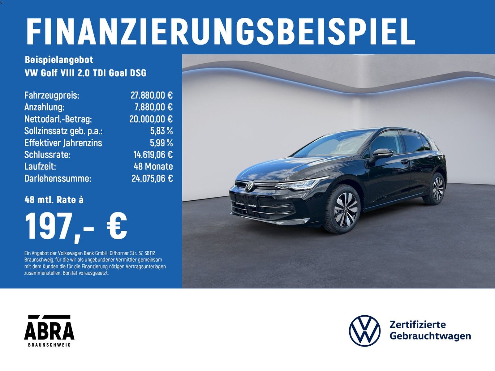 Volkswagen Golf VIII 2.0 TDI Goal DSG LED NAV ACC CAM LANE foto 1