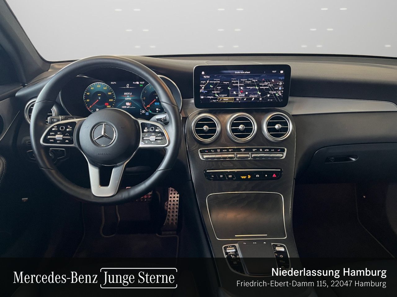 Mercedes-Benz GLC 300 de 4M AMG Navi Dist Tw Pano LED Amb AHK foto 13