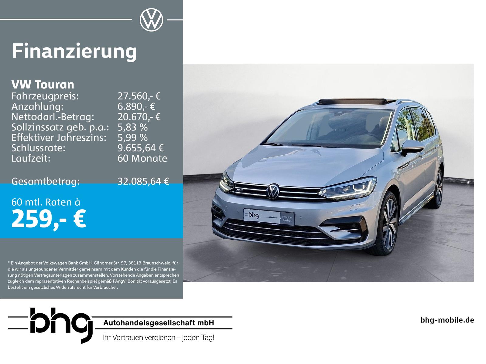 Volkswagen Touran 2.0 TDI DSG Highline