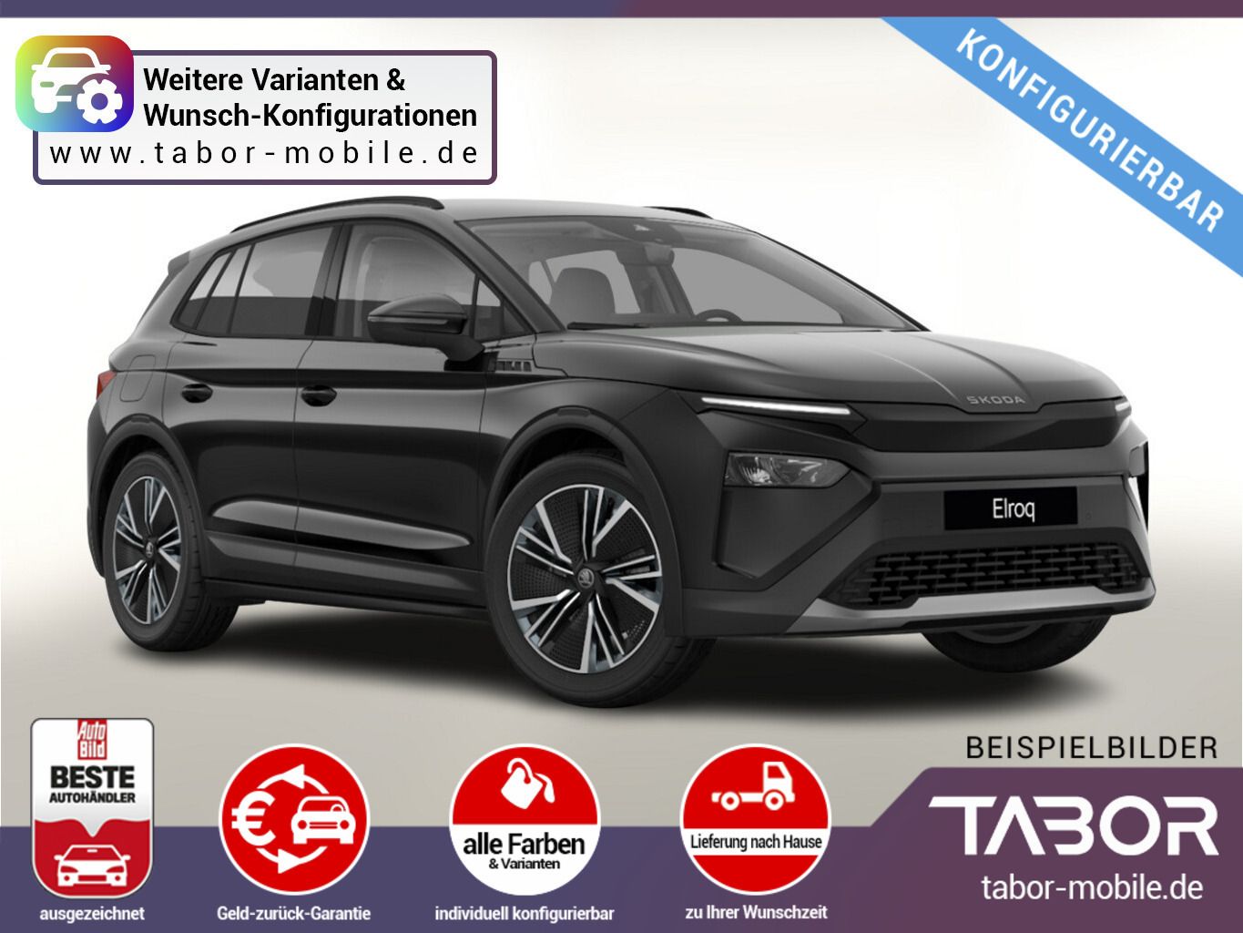 Skoda Elroq 50 Tour LED 19Z PDC Kam SideA VirtC Tempo