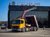 Mercedes-Benz  AXOR 1824 4x2 HMF 975 HDS Crane  Rotator Kipper - Mercedes-Benz 1824