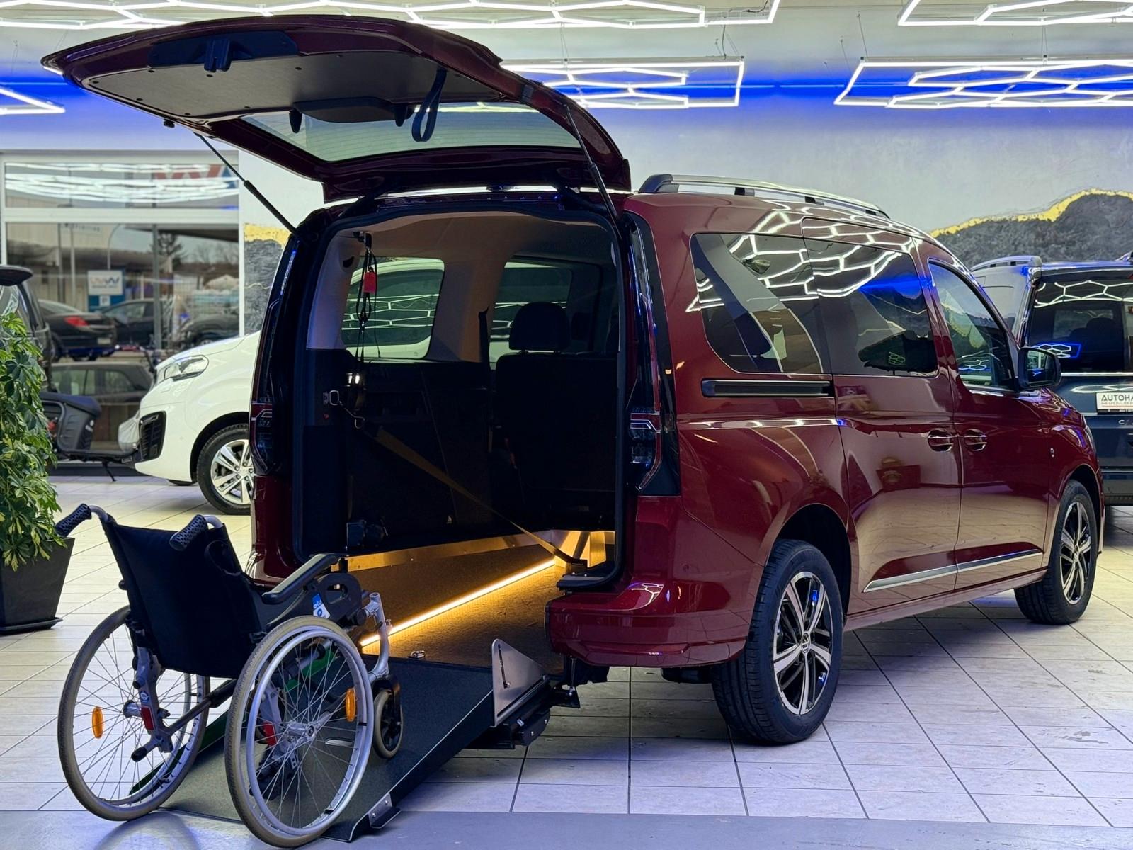Volkswagen Caddy Style Maxi-DSG-Behindertengerecht-Rampe