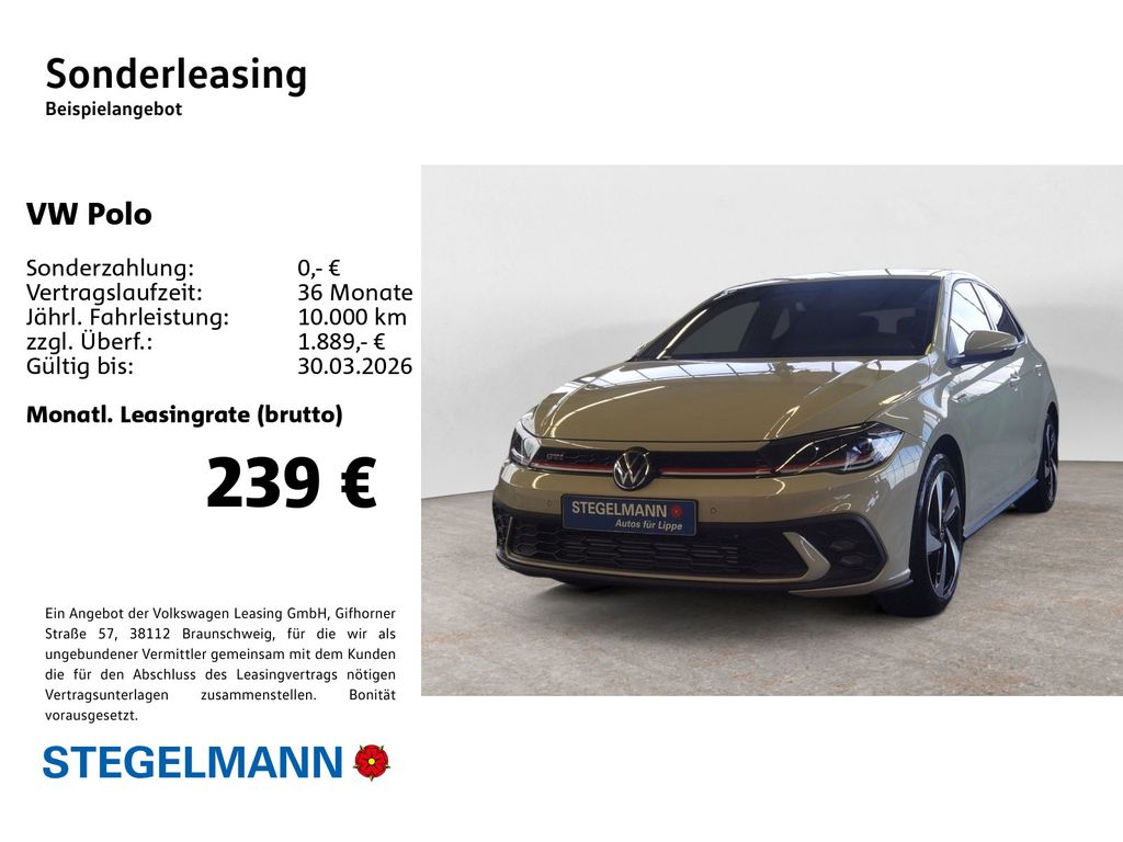 Polo 2,0 l TSI OPF 7-Gang DSG GTI