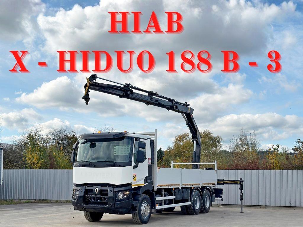Renault C 380* HIAB X-HIDUO 188 B-3/FUNK*6x4