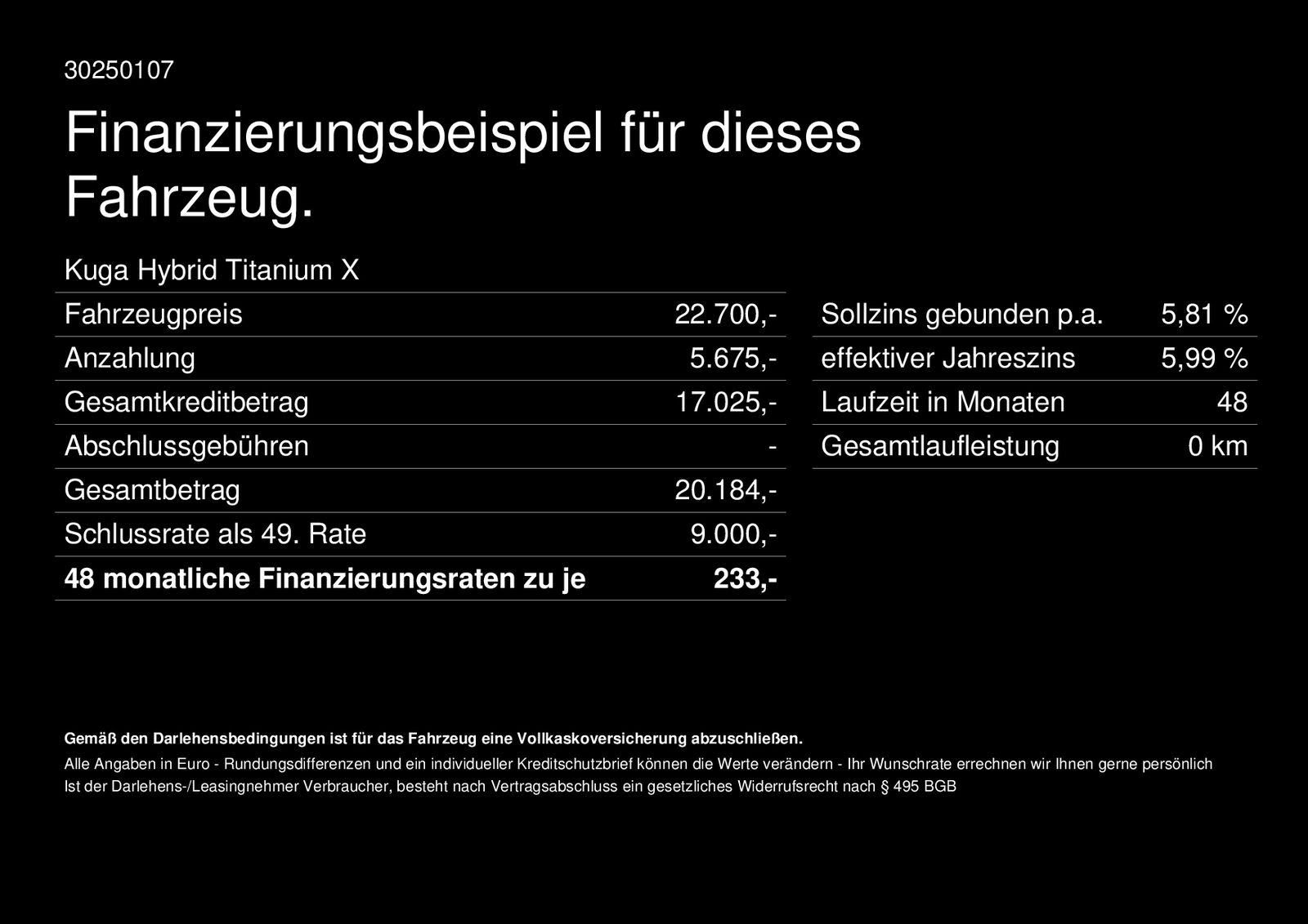 Fahrzeugabbildung Ford Kuga 2.5 Duratec Hybrid FHEV Titanium X*LED*AHK