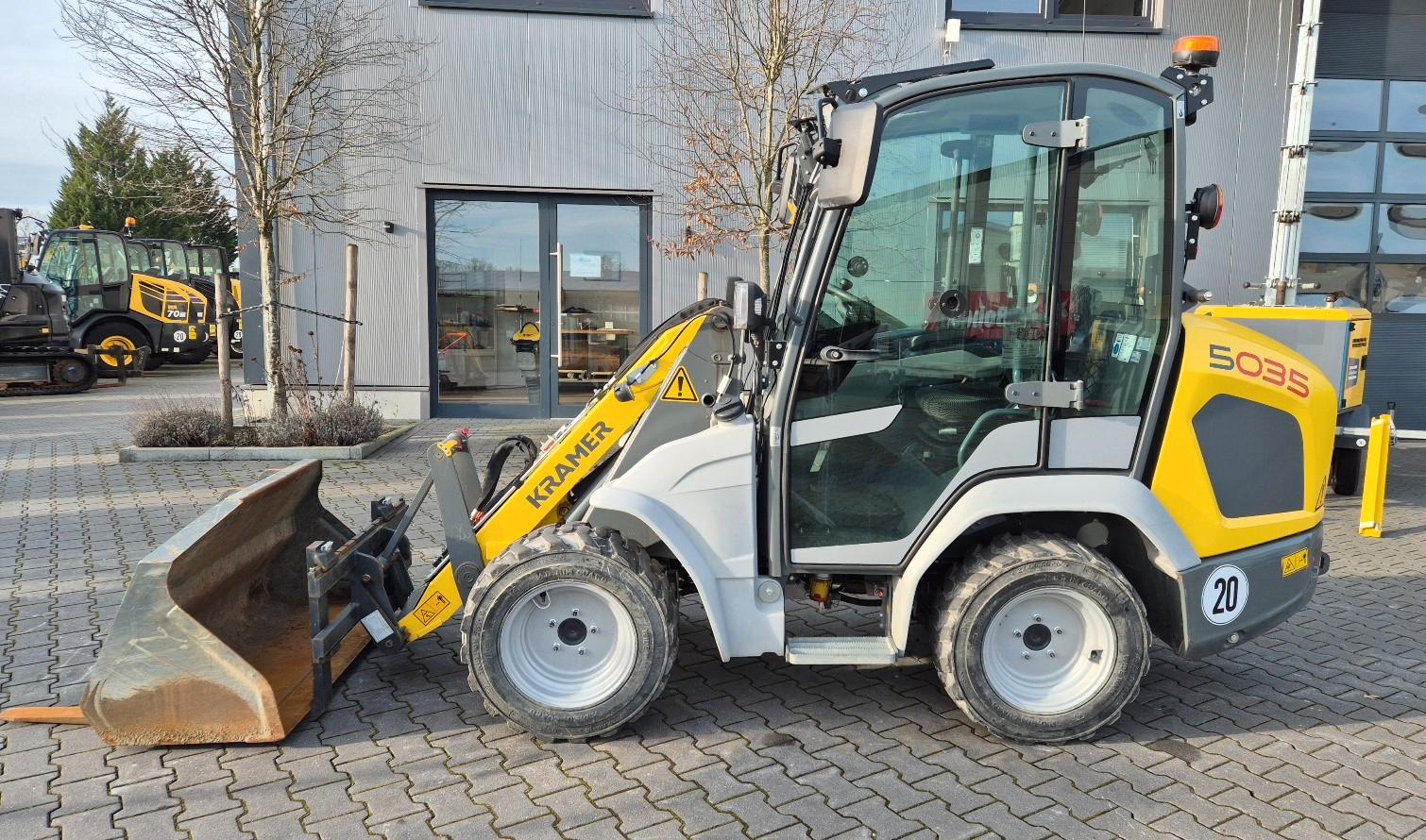 Kramer 5035 hydr. Schnellwechsler Schaufel Palettengabe