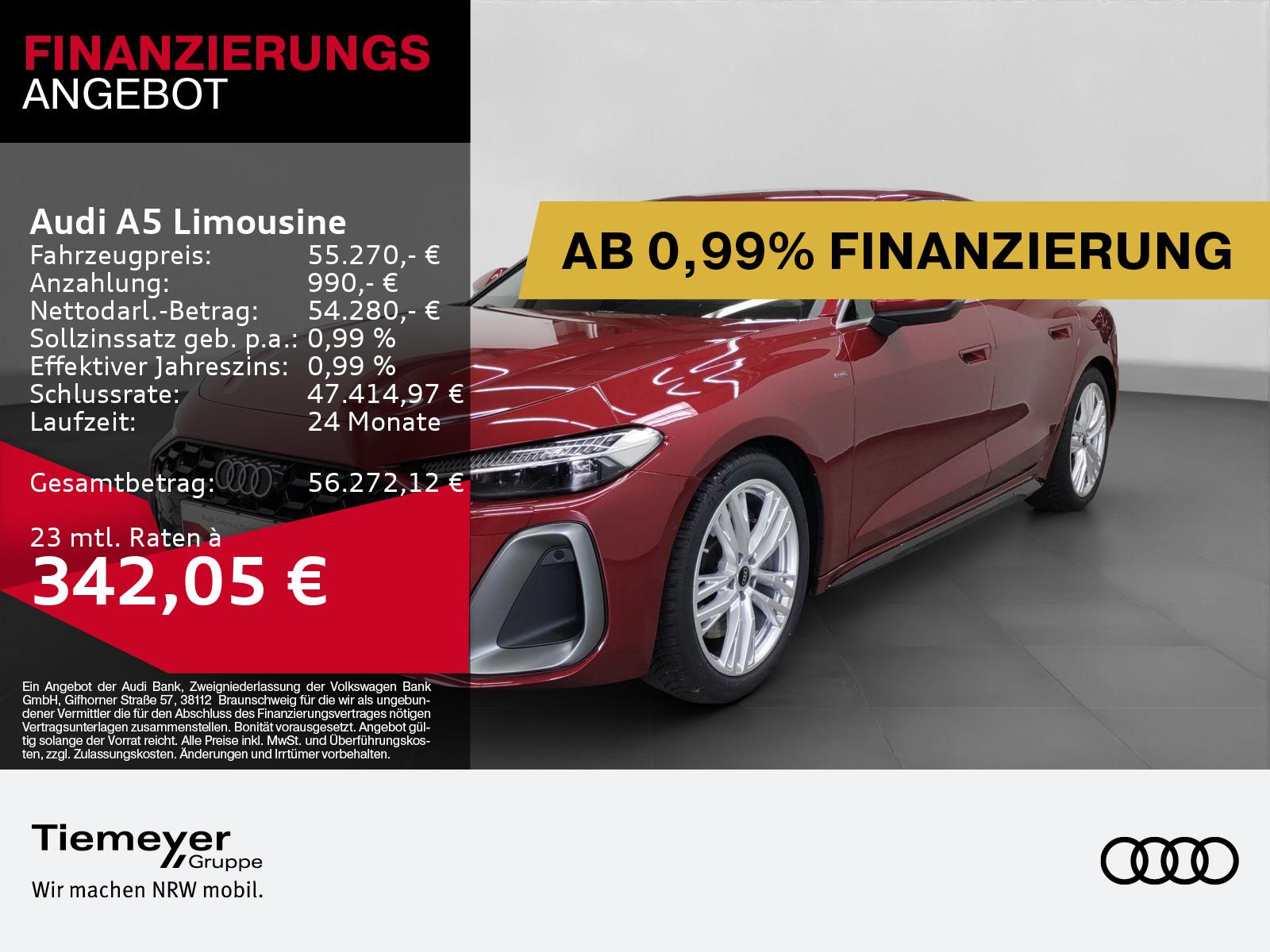 Audi A5 Limousine A5 Limo e-HYBRID S LINE LM19 AHK BF