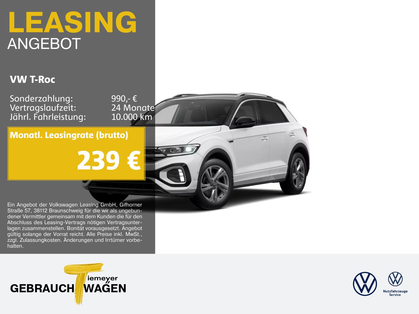 Volkswagen T-Roc 1.5 TSI DSG R-LINE NAVI AHK KAMERA MASSAGE