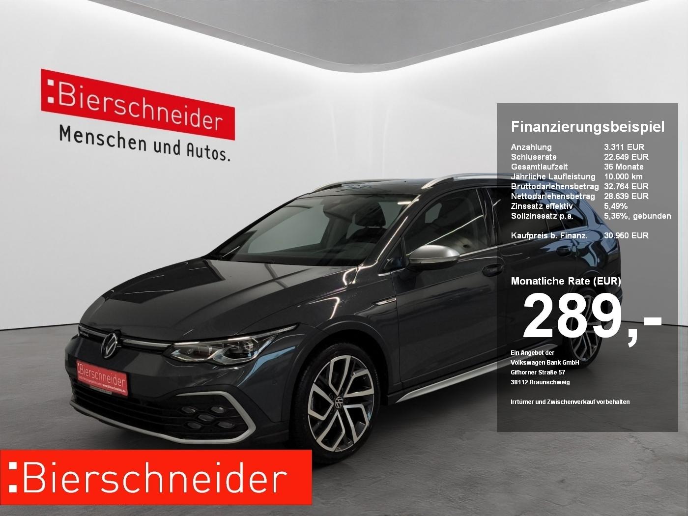 Volkswagen Golf 8 Var. 2.0 TDI DSG 4Mo. Alltrack IQ.LIGHT N