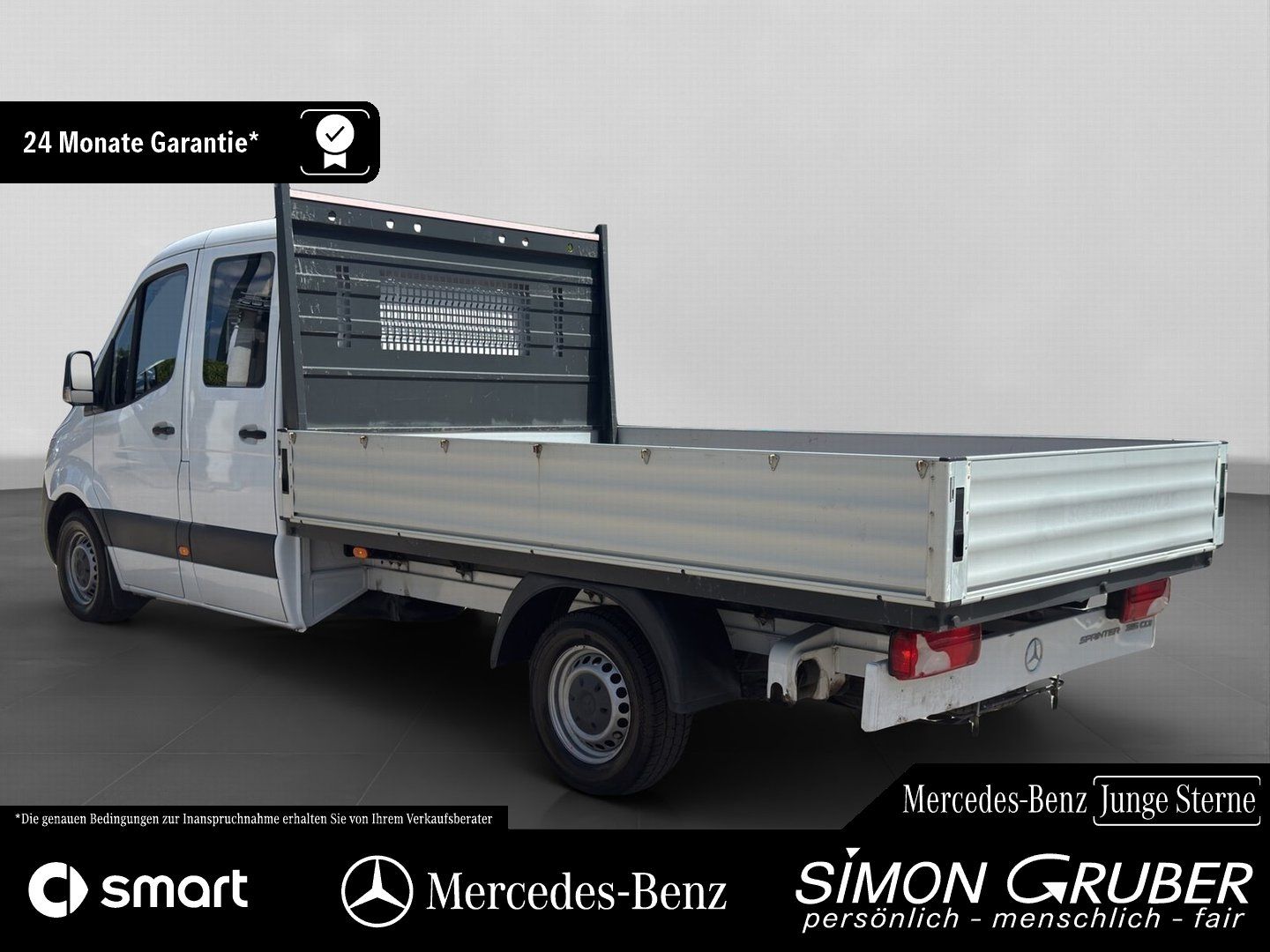 Fahrzeugabbildung Mercedes-Benz Sprinter 315 Pritsche Lang 7-Sitzer Klima DAB