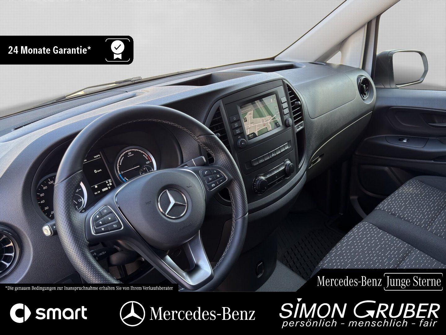 Fahrzeugabbildung Mercedes-Benz eVito 112 Kasten Lang Navi DAB Kamera 3 Sitzer