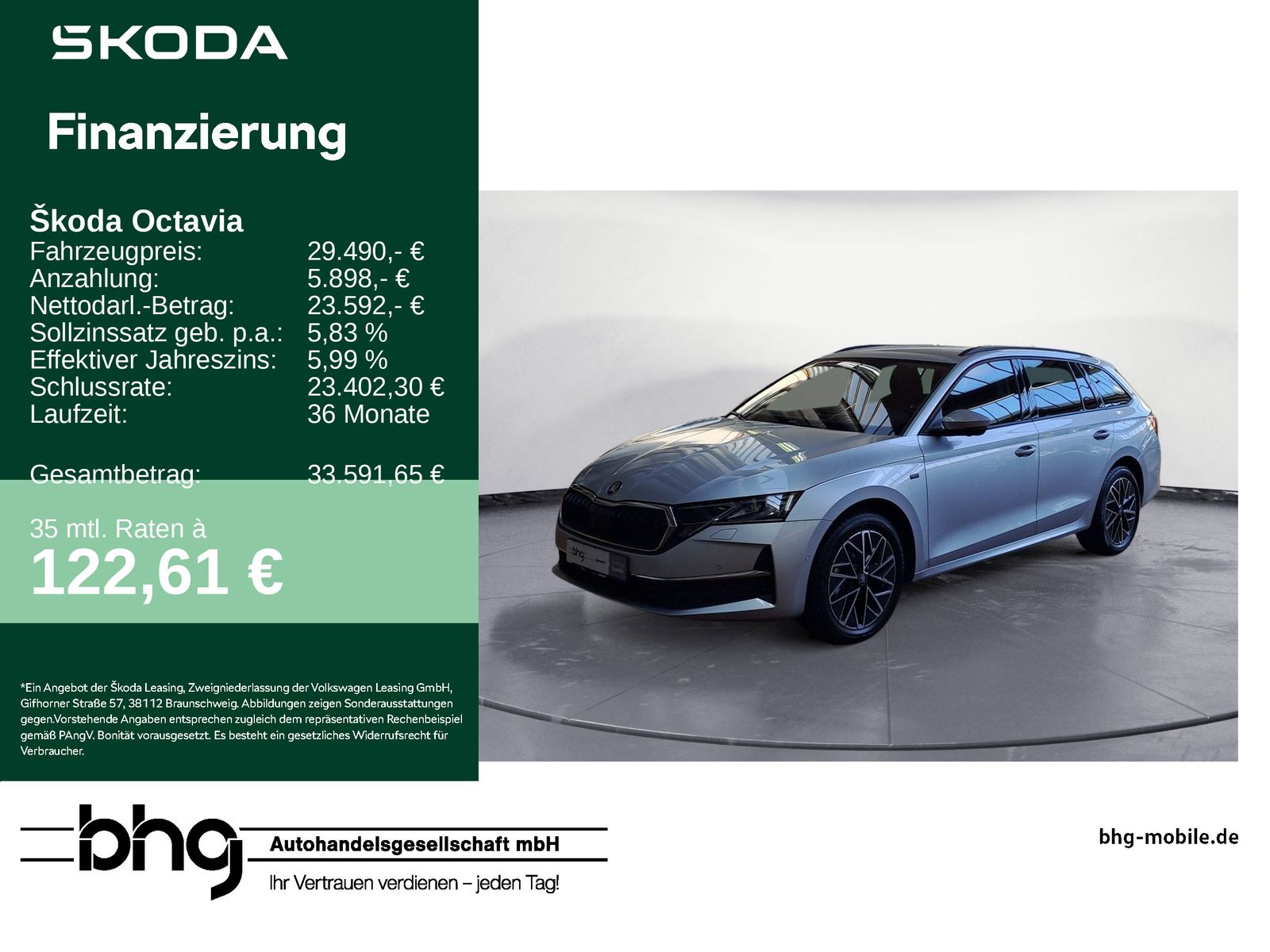 Skoda Octavia Combi Selection 2.0 TDI *LED*CANTON*CARP