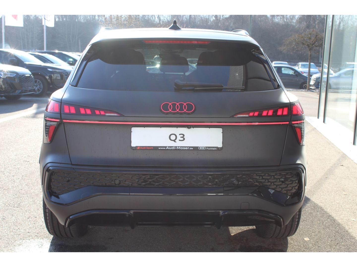 Q3 qu.Str. S-Line*Tech+*Black*Matt*Leder*Sofort!
