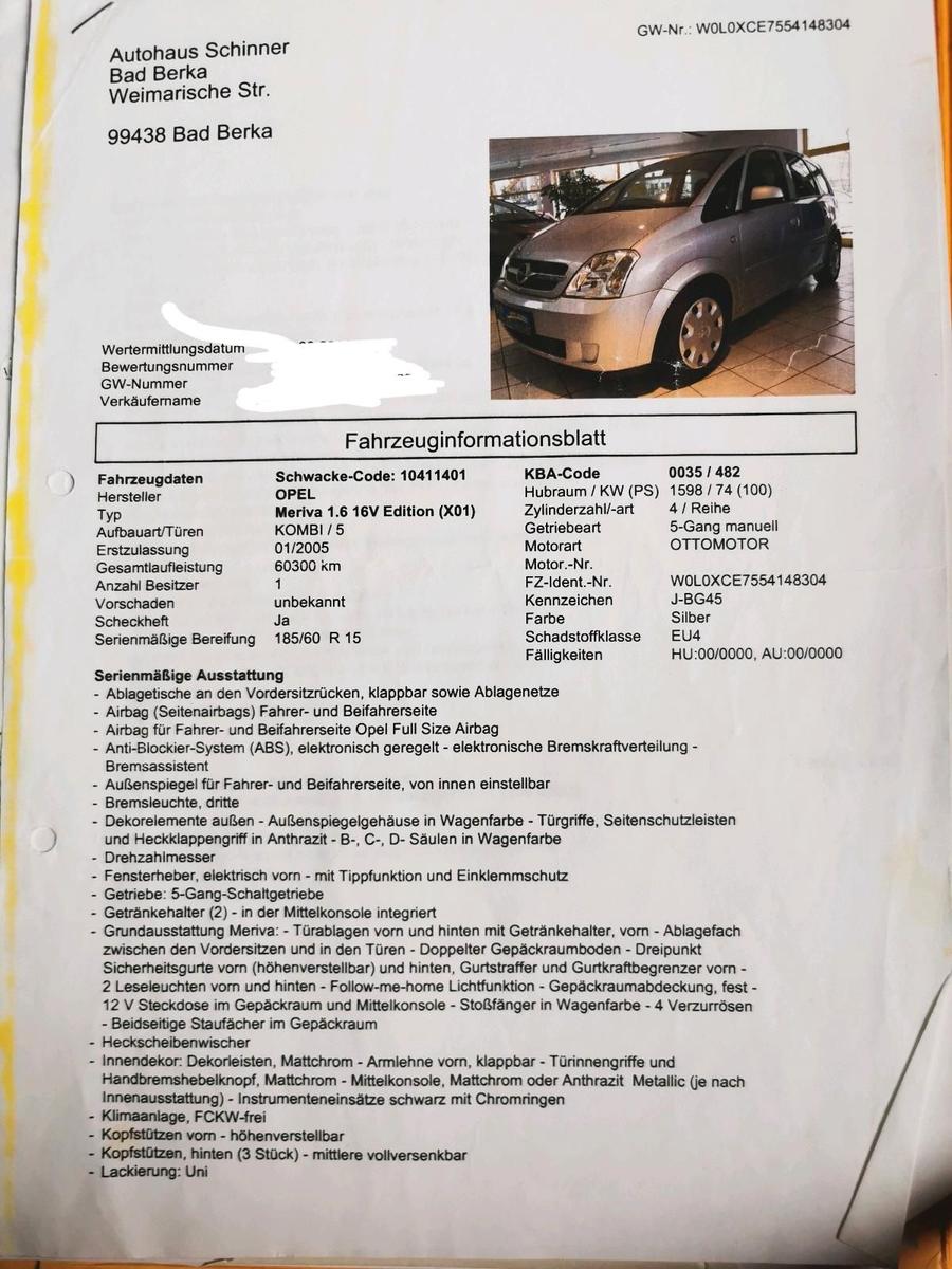 Opel Meriva 2005 — photo 6