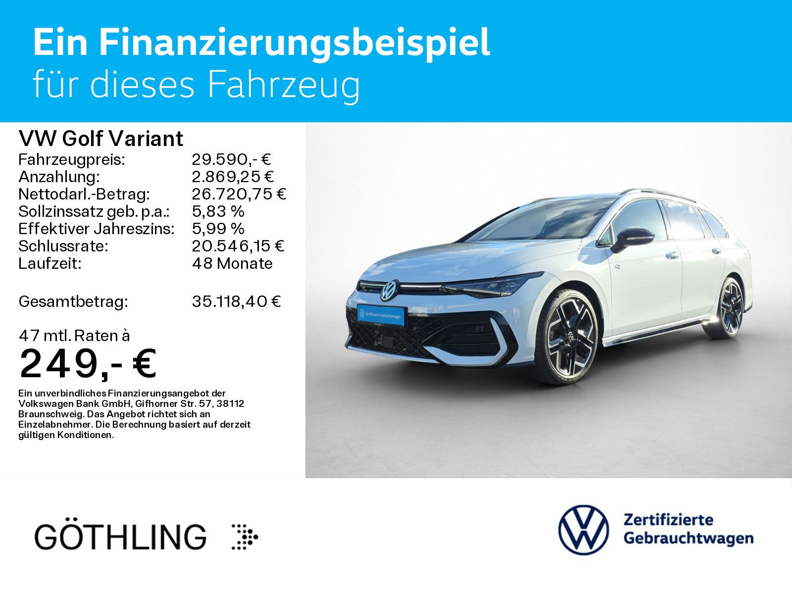 Volkswagen Golf Variant R-Line foto 2