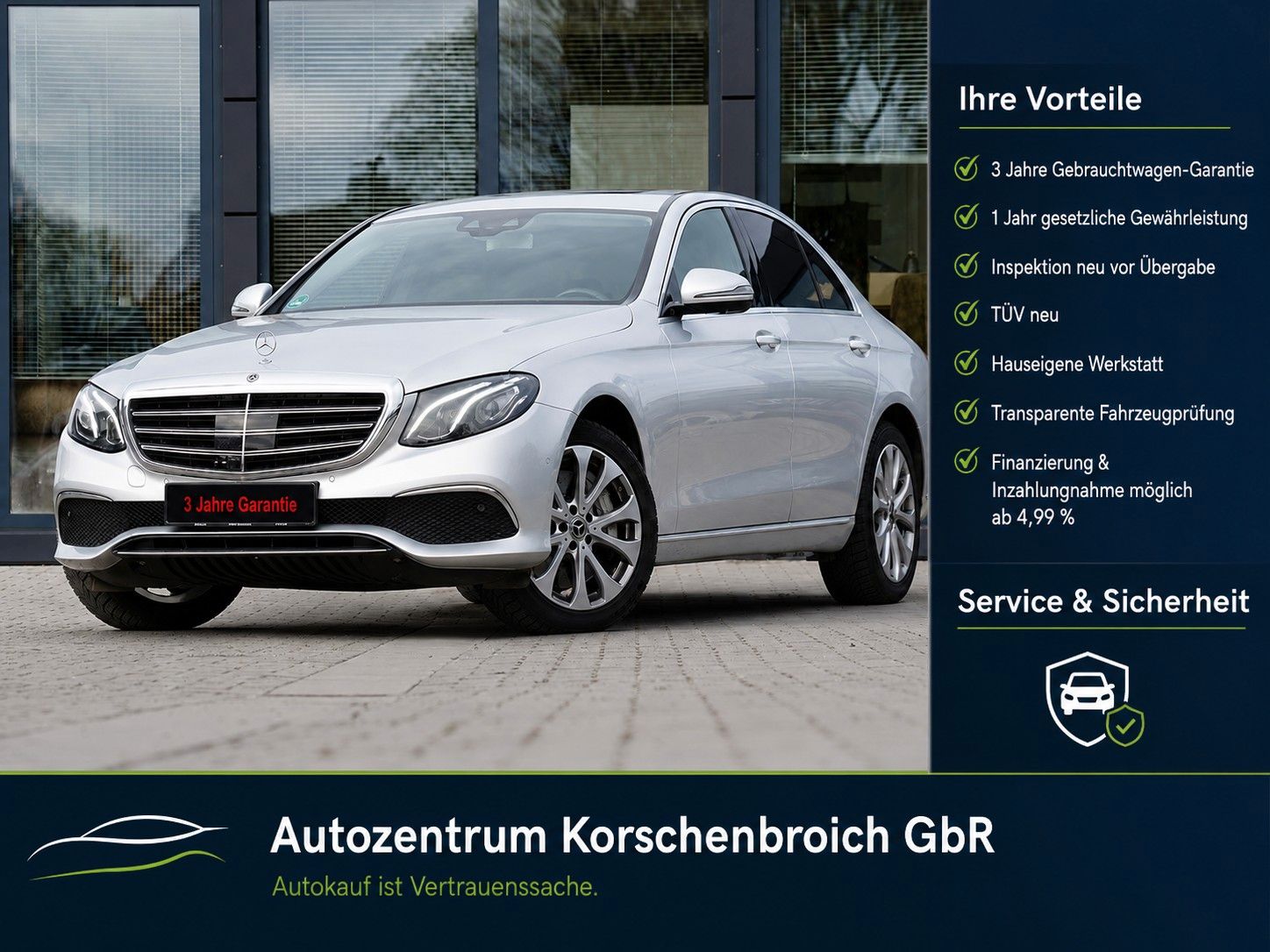 MERCEDES-BENZ E 400 4Matic Exclusive MIT 3 JAHREN GARANTIE !!!