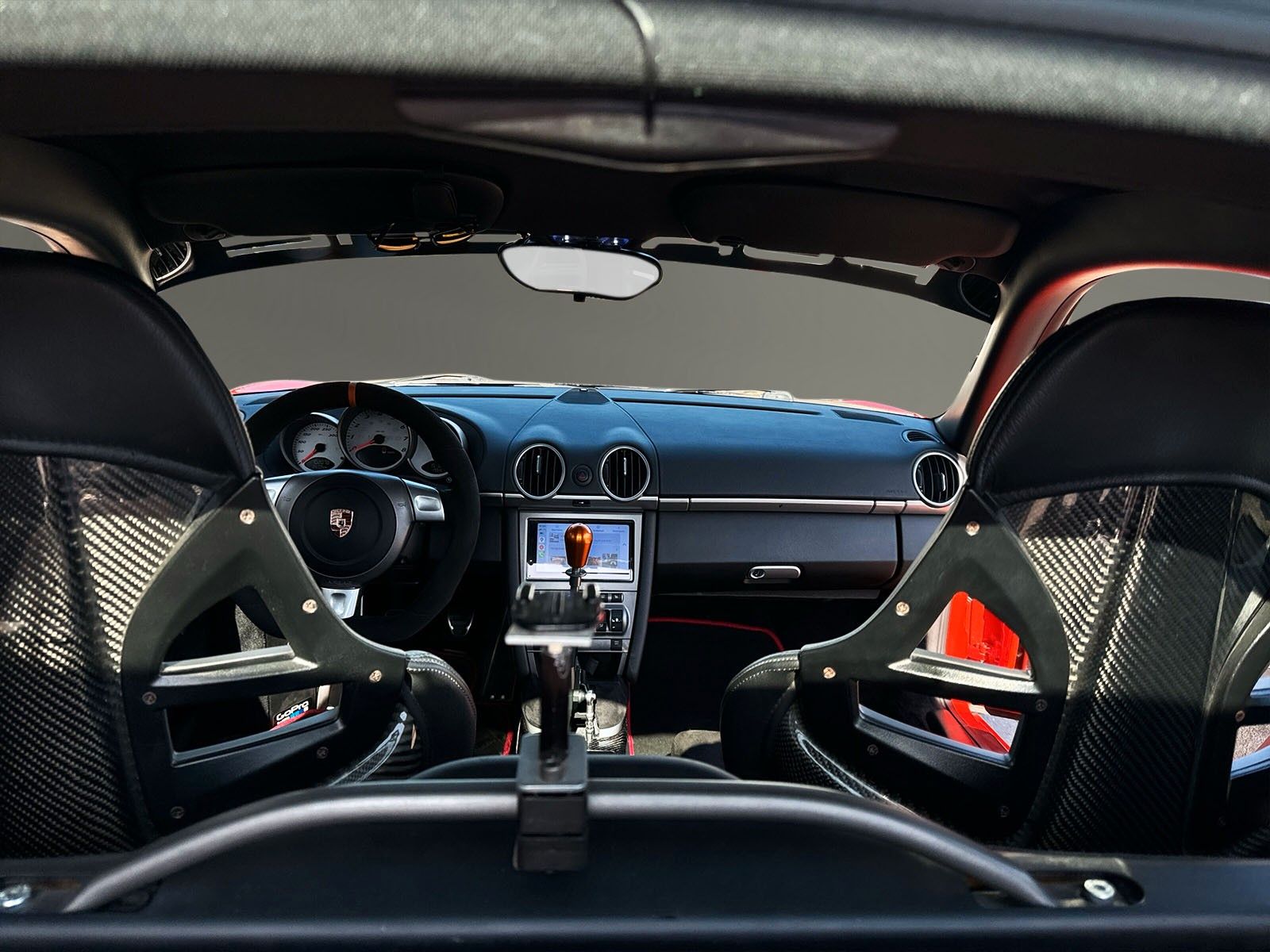 Fahrzeugabbildung Porsche Cayman S/ Rückfahrkamera/ KW-V3/OZ Ultraleggera