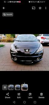 Peugeot 207cc Cabrio 1,6l Schwarz LPG - Peugeot 207 mit LPG-Antrieb