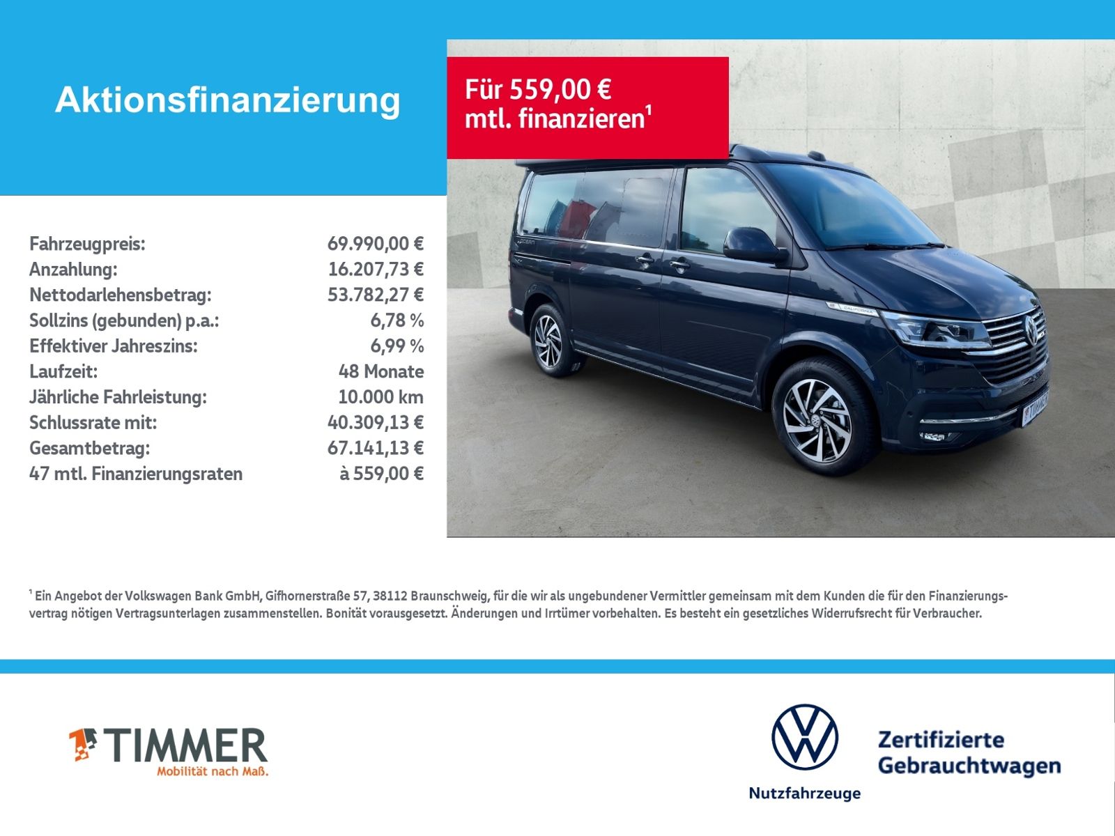 Volkswagen T6.1 California Ocean 2.0 TDI DSG NAVI AHK MARK foto 3