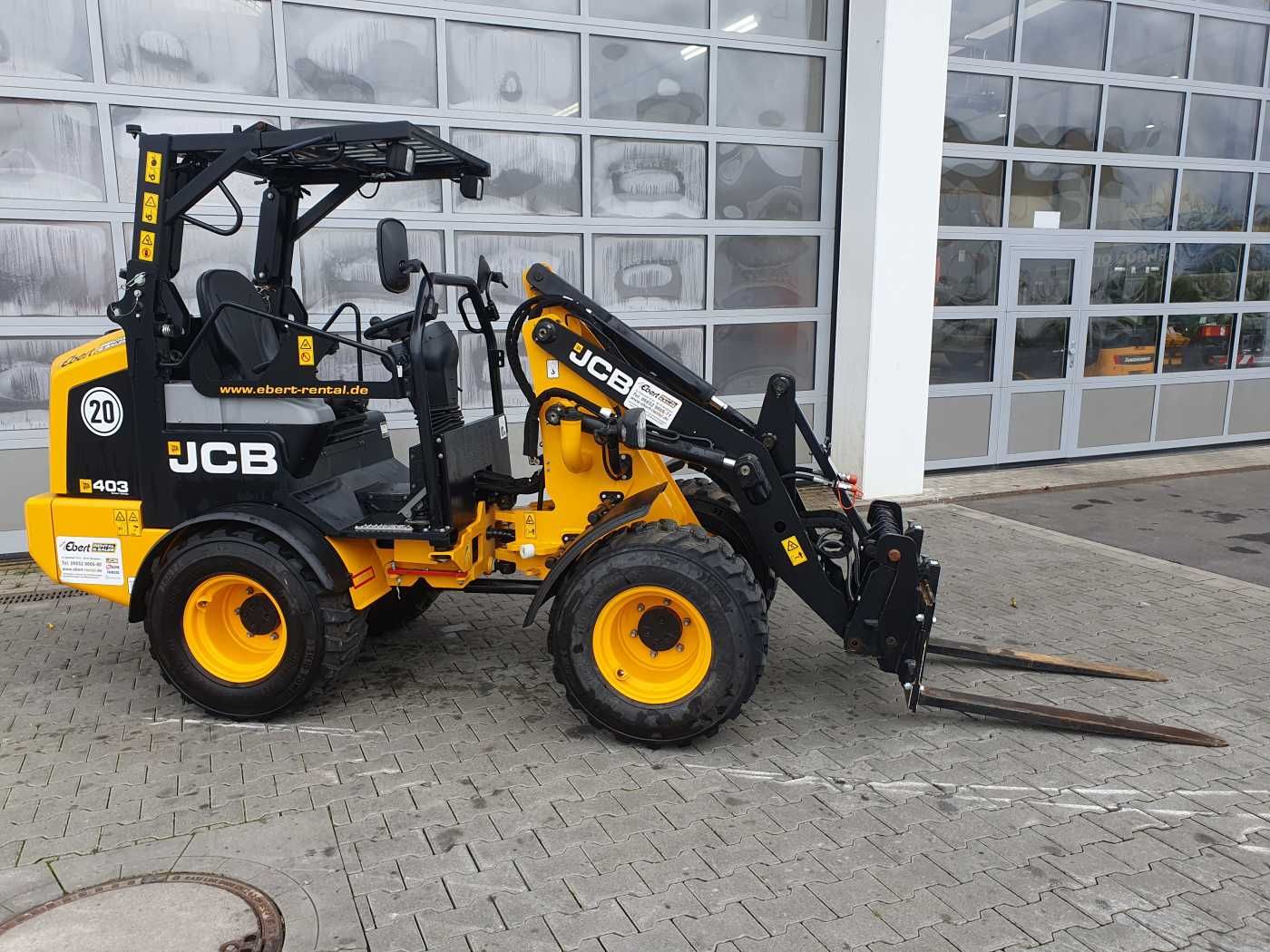 Fahrzeugabbildung JCB 403 / Schaufel + Gabel / nur 248h!