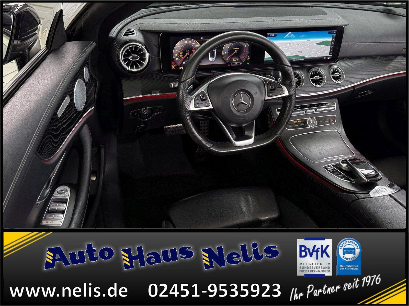 Mercedes-Benz E 200 Cabrio AMG-Line Airscarf Comand-Online Led