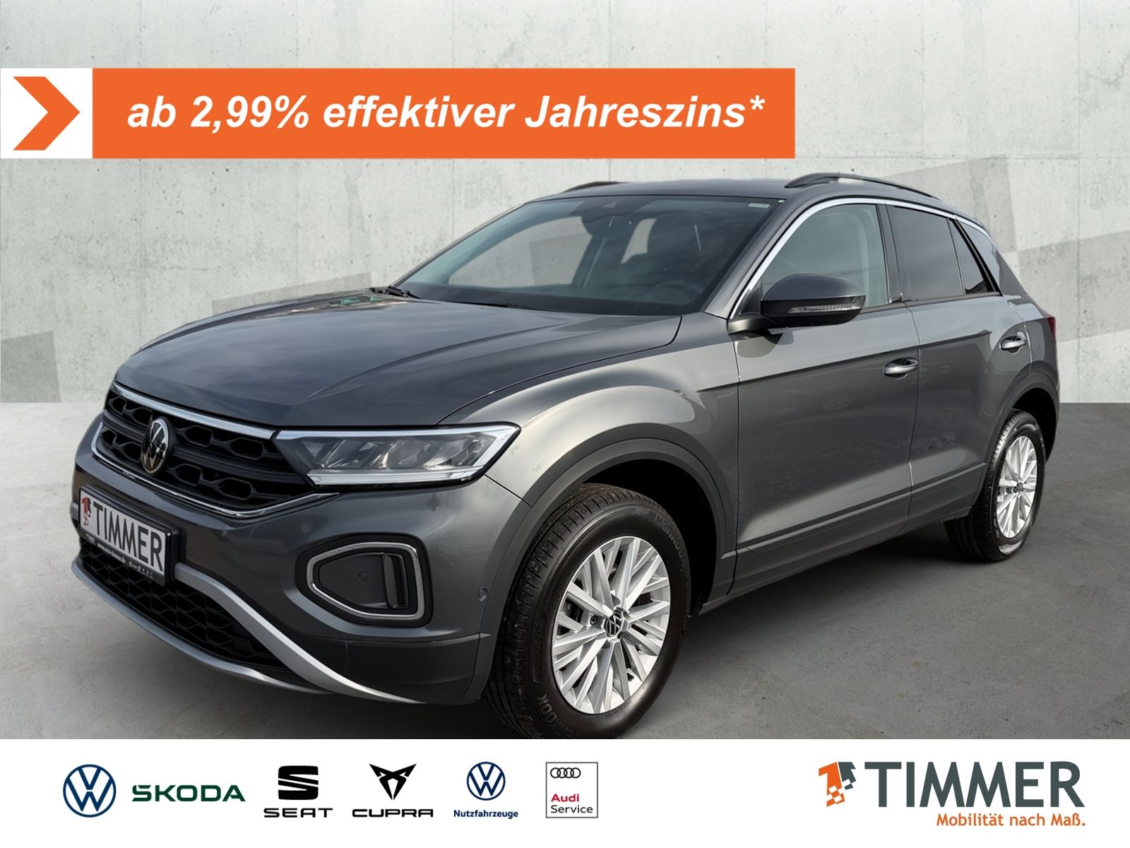 Volkswagen T-Roc 1.5 TSI DSG LIFE +LED +ACC+VIRTUAL+NAVI+SH